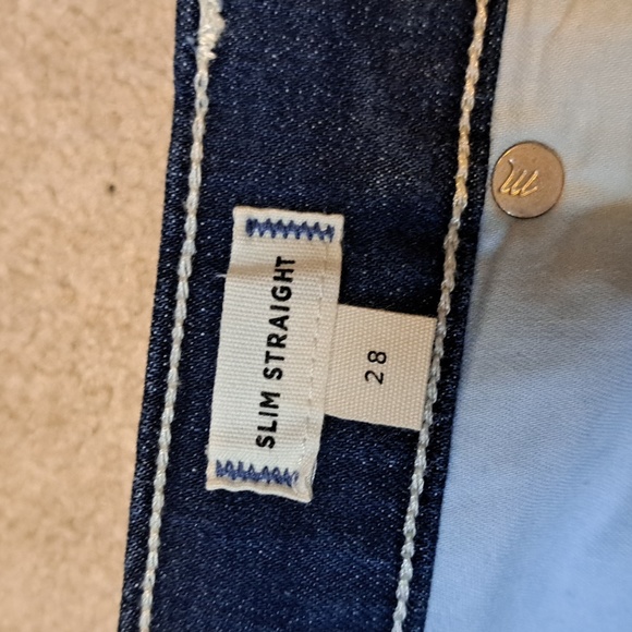 Madewell Slim Straight 28 - Picture 2 of 3